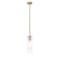 Z-Lite Alton Pendant, 1-Light, 4.75 In.W x 14.25 In.H, Modern Gold/Clear+Frosted 824P-ROD-MGLD - alternate 6
